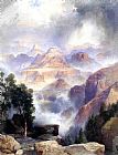 Thomas Moran A Showrey Day, Grand Canyon painting